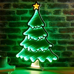 KAEMINGK Sapin de Noël lumineux 231 LED (H60 cm) Infinity Vert Multicolore Online