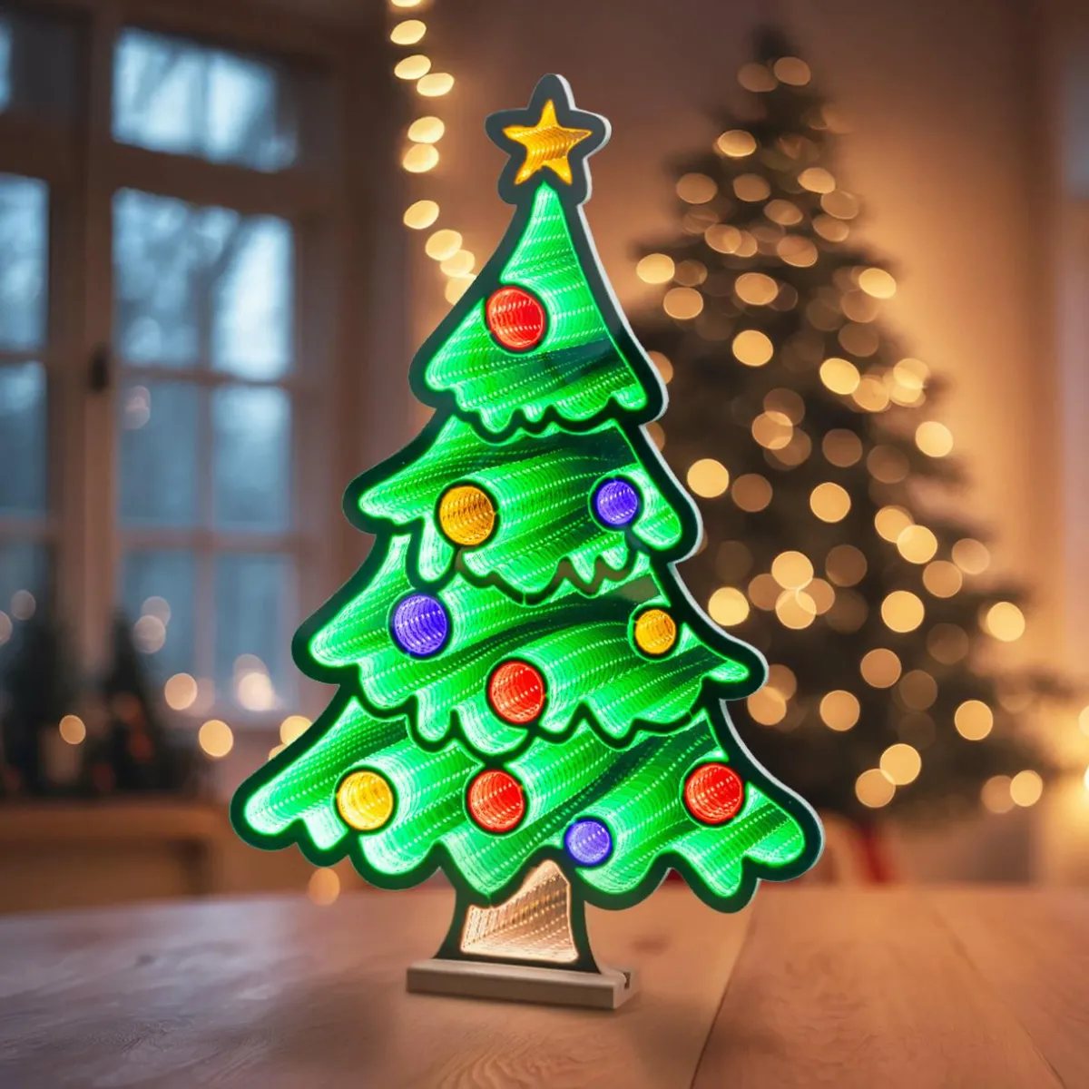 KAEMINGK Sapin de Noël lumineux 393 LED (H63 cm) Infinity Multicolore Sale