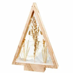 KAEMINGK Sapin de Noël lumineux à piles 40 LED (H47 cm) Wood Blanc chaud Sale