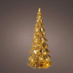 KAEMINGK Sapin de Noël lumineux à piles 20 LED (H32 cm) Eternel Or Discount