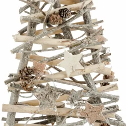 Feeric Lights & Christmas Sapin en bois (H57 cm) Coleen Naturel Outlet