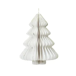 KAEMINGK Sapin en papier à suspendre (H15 cm) Fermeture Magnétique Blanc Online