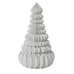KAEMINGK Sapin Géant papier à poser (H160 cm) Fermeture Magnétique Blanc Best