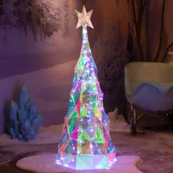 KAEMINGK Sapin lumineux 120 Micro LED (H110 cm) Ice Blanc froid Transparent irisé Online