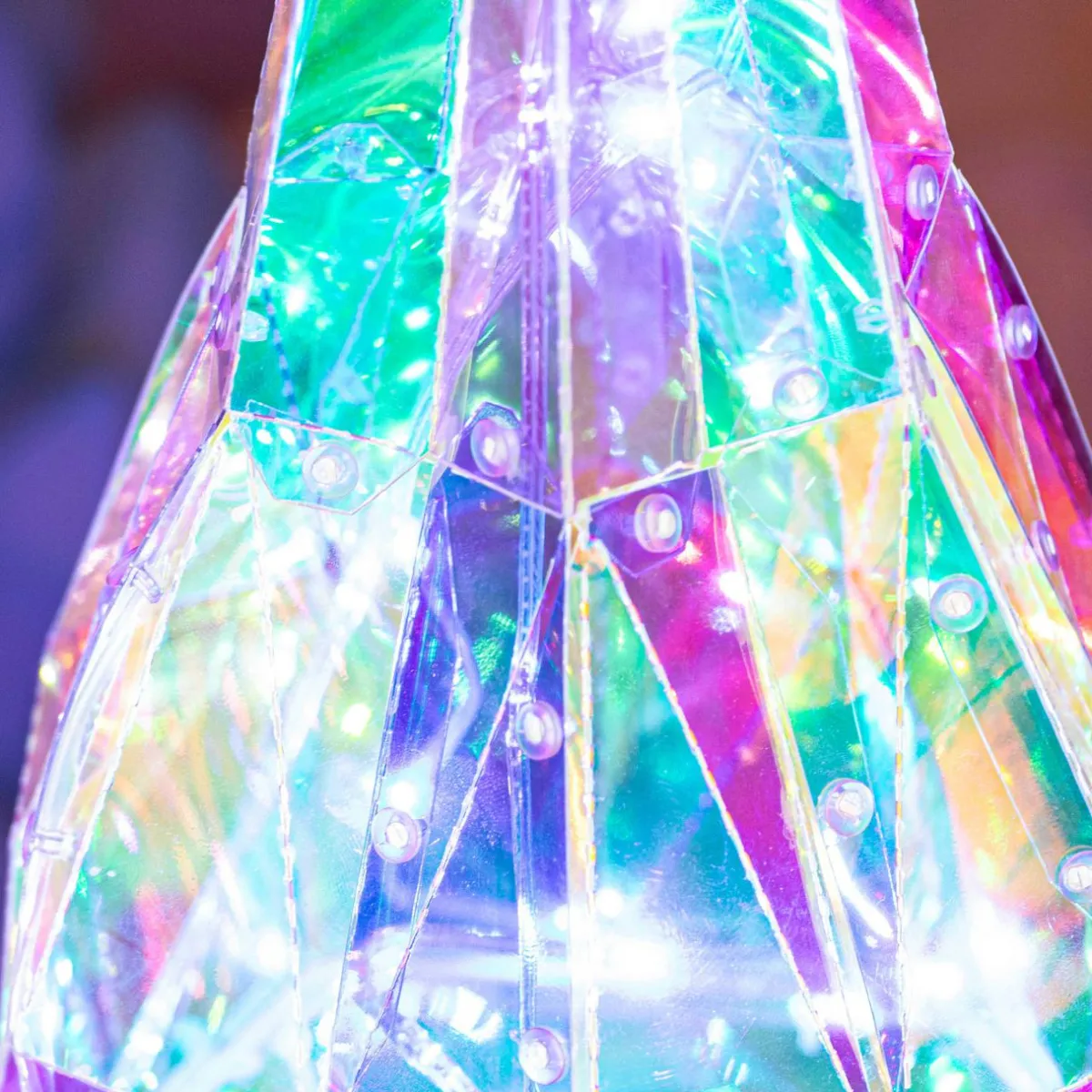 KAEMINGK Sapin lumineux 120 Micro LED (H110 cm) Ice Blanc froid Transparent irisé Online