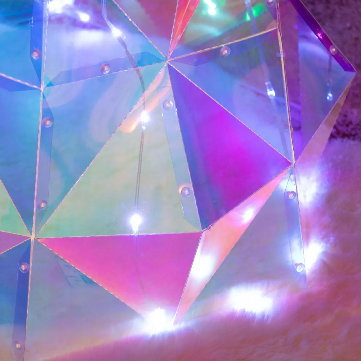 KAEMINGK Sapin lumineux 120 Micro LED (H110 cm) Ice Blanc froid Transparent irisé Online