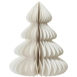KAEMINGK Sapin papier à poser (H90 cm) Fermeture Magnétique Blanc Sale