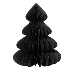KAEMINGK Sapin papier à poser (H60 cm) Fermeture Magnétique Noir