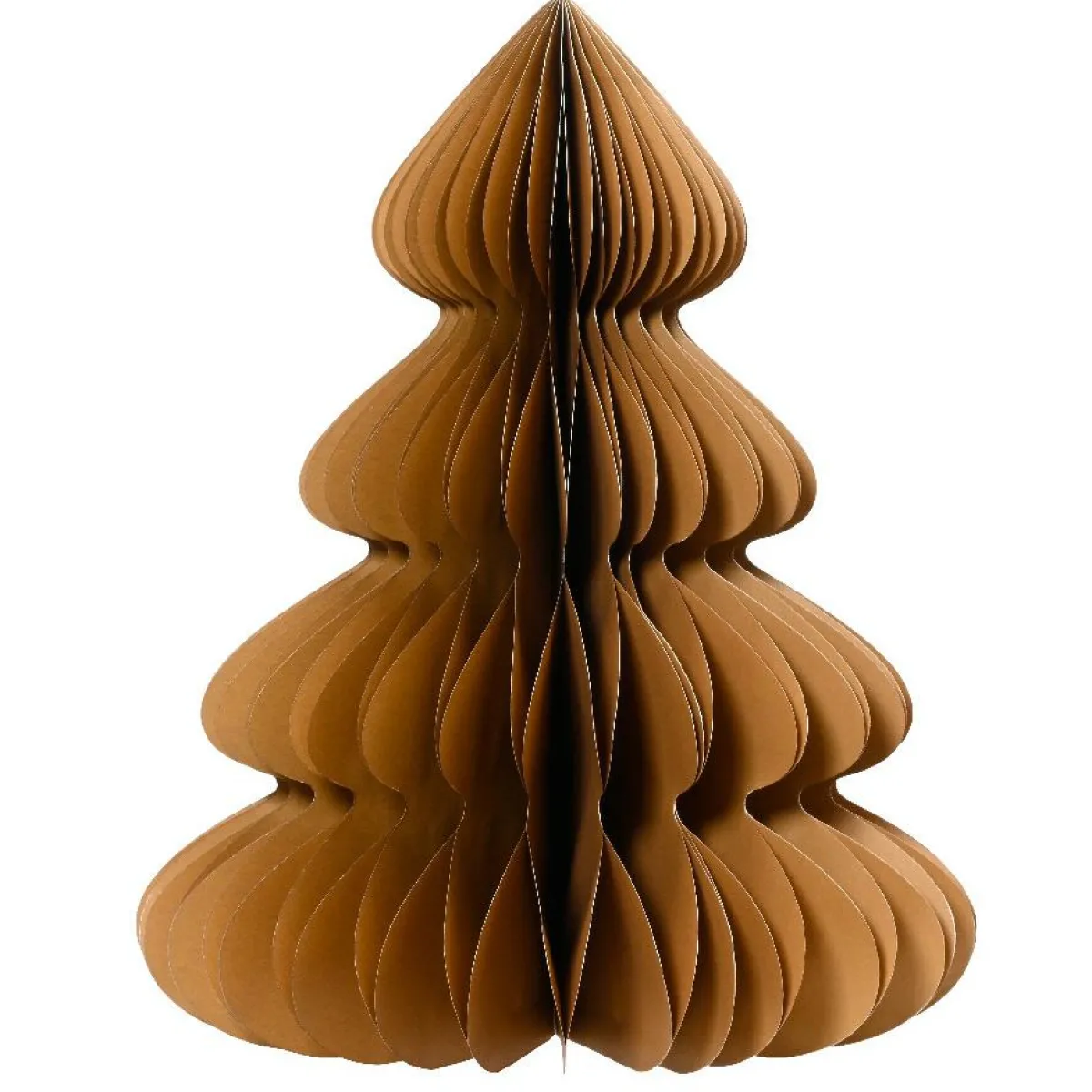 KAEMINGK Sapin papier à poser (H60 cm) Fermeture Magnétique Brun café Clearance
