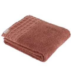 TENDANCE Serviette de bain coton (50 x 90 cm) Season Color Ambre Hot