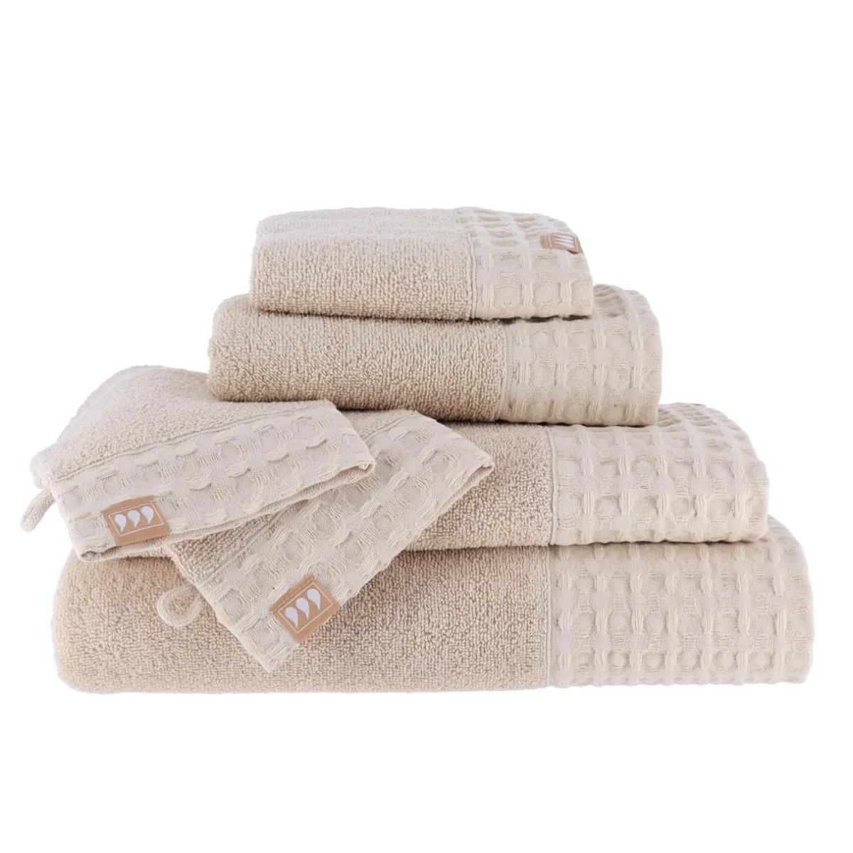 TENDANCE Serviette de bain coton (70 x 130 cm) Season Color Beige Online