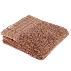 TENDANCE Serviette de bain coton (50 x 90 cm) Season Color Caramel
