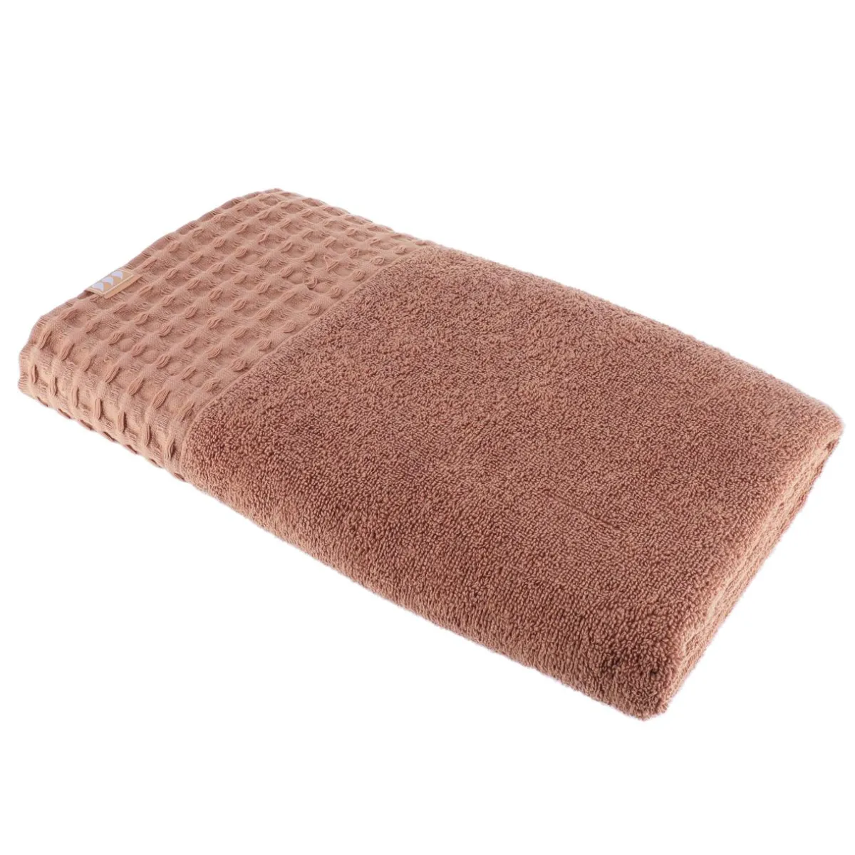 TENDANCE Serviette de bain coton (90 x 150 cm) Season Color Caramel