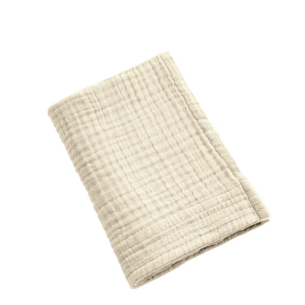 EMINZA Serviette de bain gaze de coton (30 x 50 cm) Gaïa pampa Beige Sale