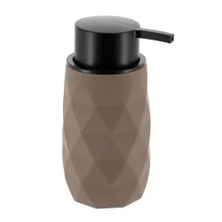 TENDANCE Set d'accessoires salle de bain Rubby Marron