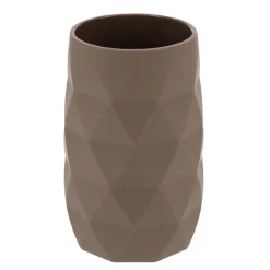 TENDANCE Set d'accessoires salle de bain Rubby Marron