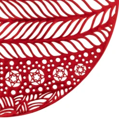 Feeric Lights & Christmas Set de table Boule Rouge New