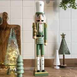 KAEMINGK Soldat Casse-noisette en bois (H50 cm) Viktor Vert Best