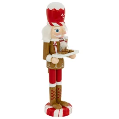 FEERIC LIGHTS Soldat Casse-noisette en bois (H25 cm) Pain d'épices Marron Discount