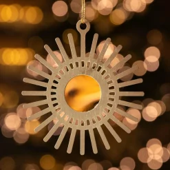 KAEMINGK Soleil de Noël en métal (H9 cm) Or Online