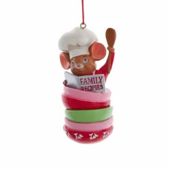 CHRISTMAS INSPIRATIONS Souris de Noël (H8 cm) Chef Multicolore New