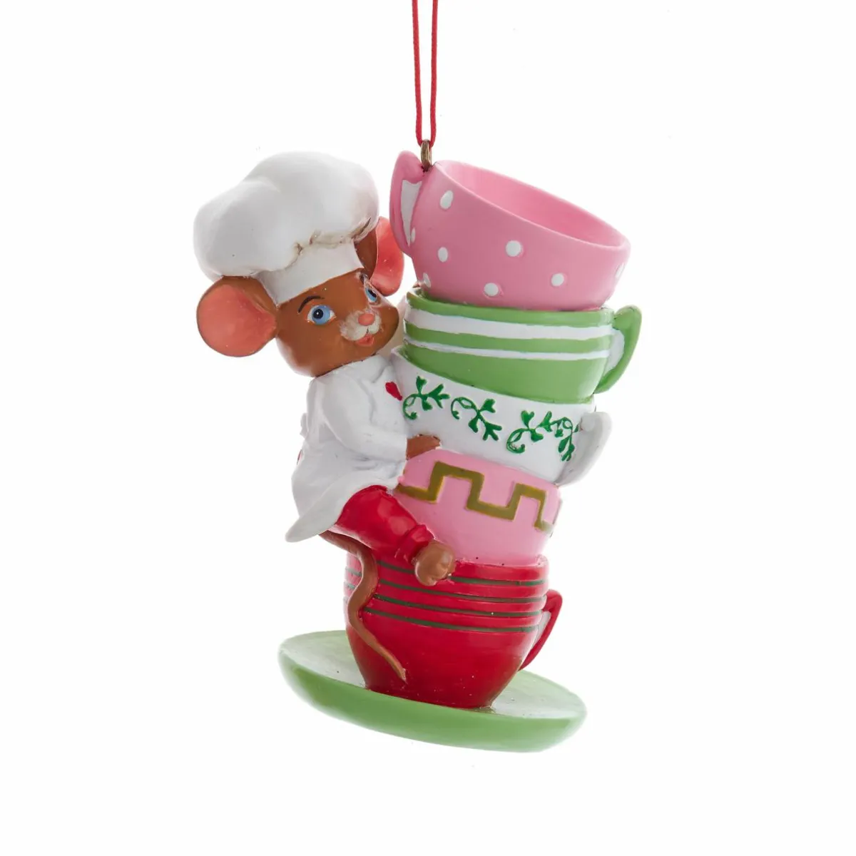 CHRISTMAS INSPIRATIONS Souris de Noël (H8 cm) Lana Multicolore Discount