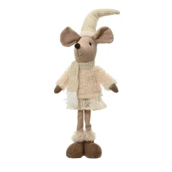 KAEMINGK Souris debout (H60 cm) Mazette douceur Beige Best