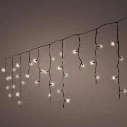 EMINZA Stalactite lumineuse 11 m 259 LED câble noir Stars Blanc chaud Blanc Chaud - câble noir Clearance