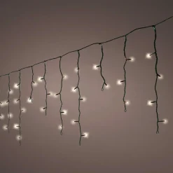 EMINZA Stalactite lumineuse 20 m 490 LED câble noir Stars Blanc chaud Blanc Chaud - câble noir Sale