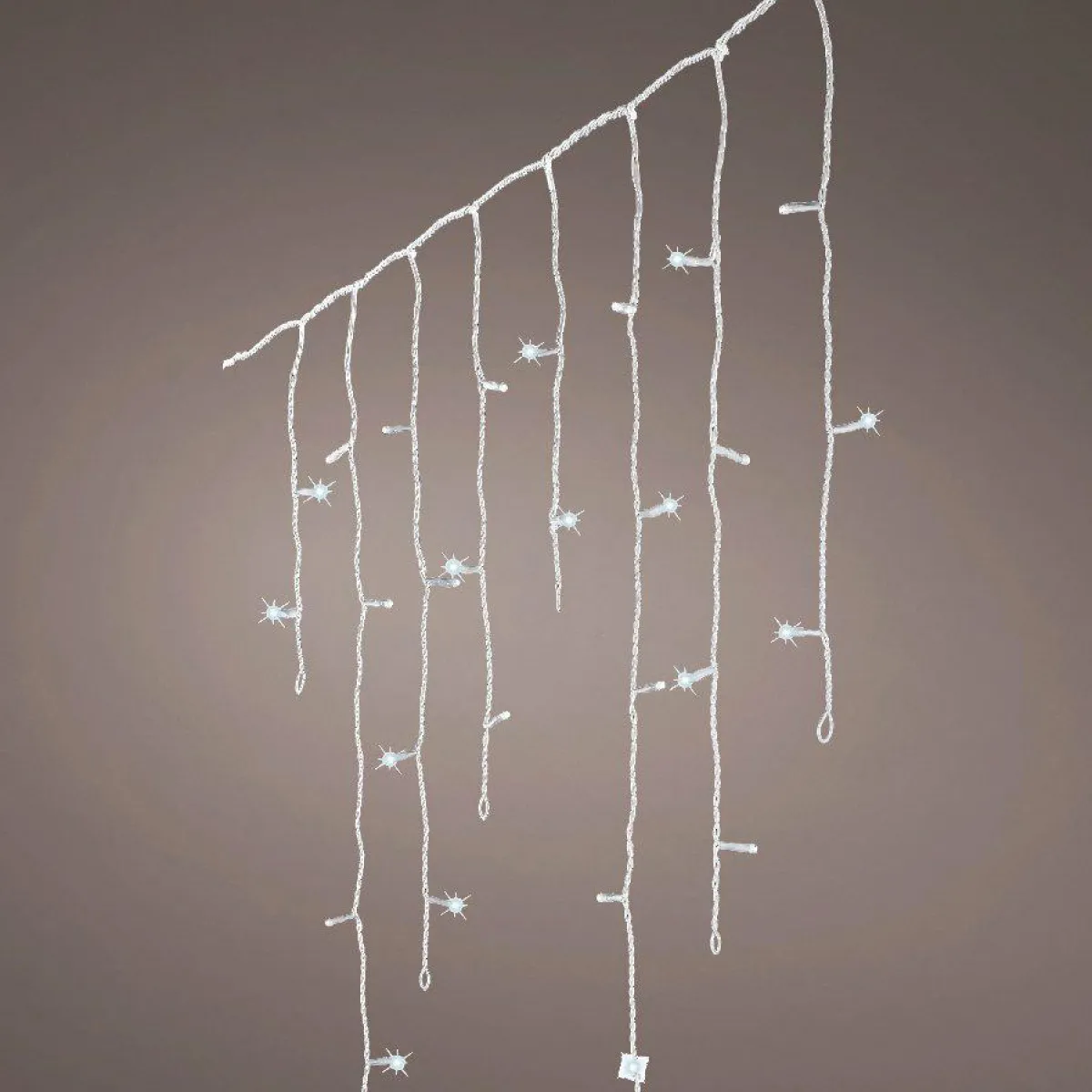 EMINZA Stalactite lumineuse 17,80 m 720 LED câble transparent Stars Blanc froid Blanc Froid - câble transparent Discount