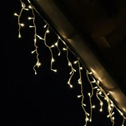 EMINZA Stalactite lumineuse 20 m 490 LED câble blanc Stars Blanc chaud Blanc Chaud - câble blanc Outlet