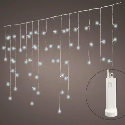 KAEMINGK Stalactite lumineuse à piles 7 m 192 LED Durawise Blanc froid Best