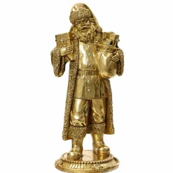 KAEMINGK Statue Père Noël (H28 cm) Maestro en Or Sale
