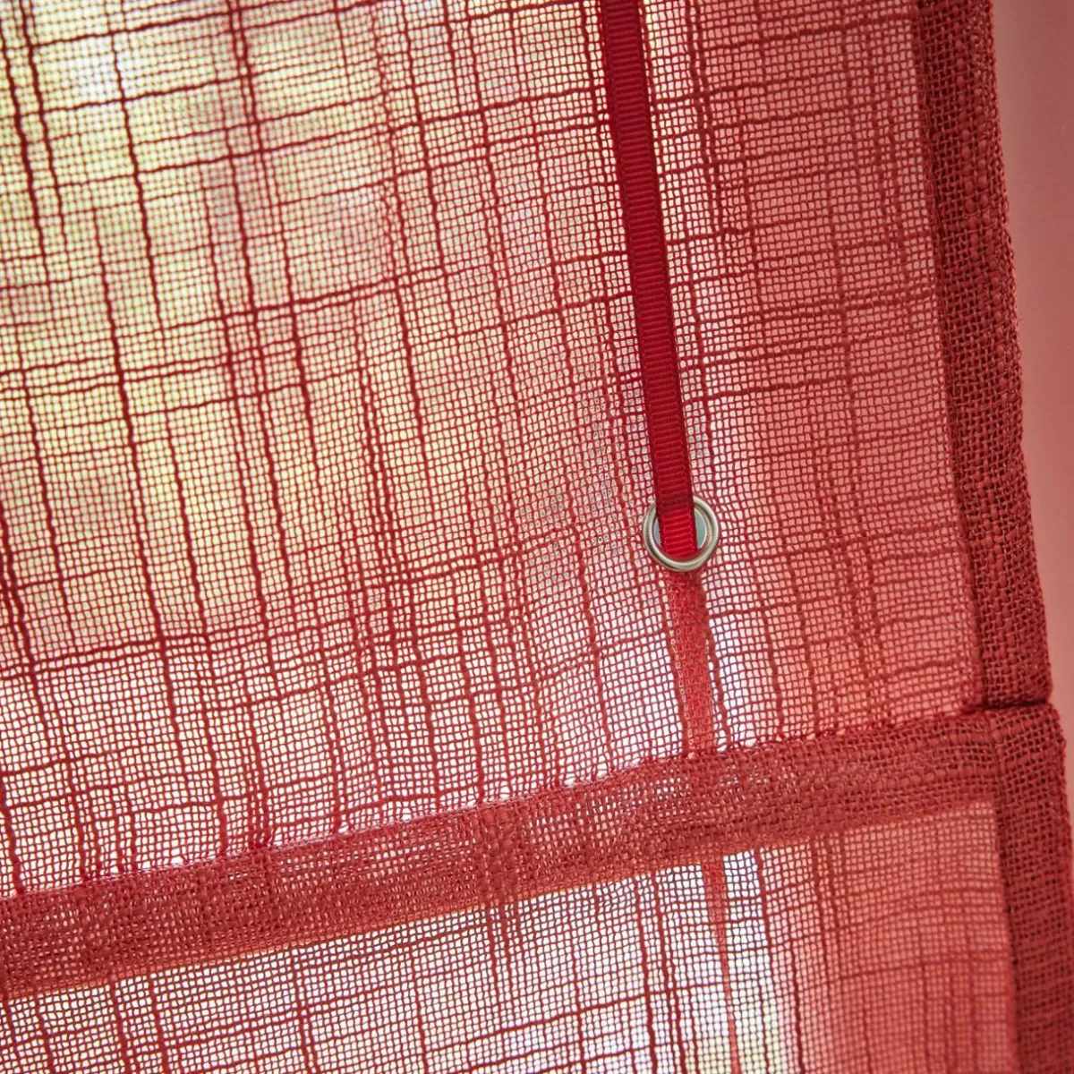 EMINZA Store bateau passe-tringle (90 x 180 cm) Robin Terracotta Sale
