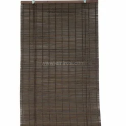LUANCE Store enrouleur à lattes (40 x 180 cm) Bambou Chocolat Marron Clearance