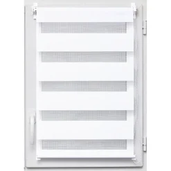 LUANCE Store enrouleur Jour / Nuit (45 x 180 cm) Blanc Sale