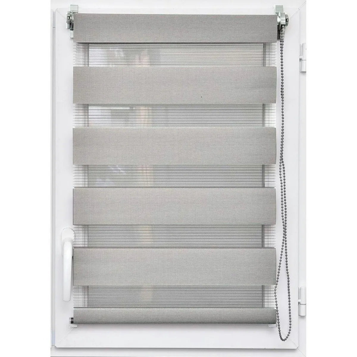 LUANCE Store enrouleur Jour / Nuit (45 x 90 cm) Gris clair Online