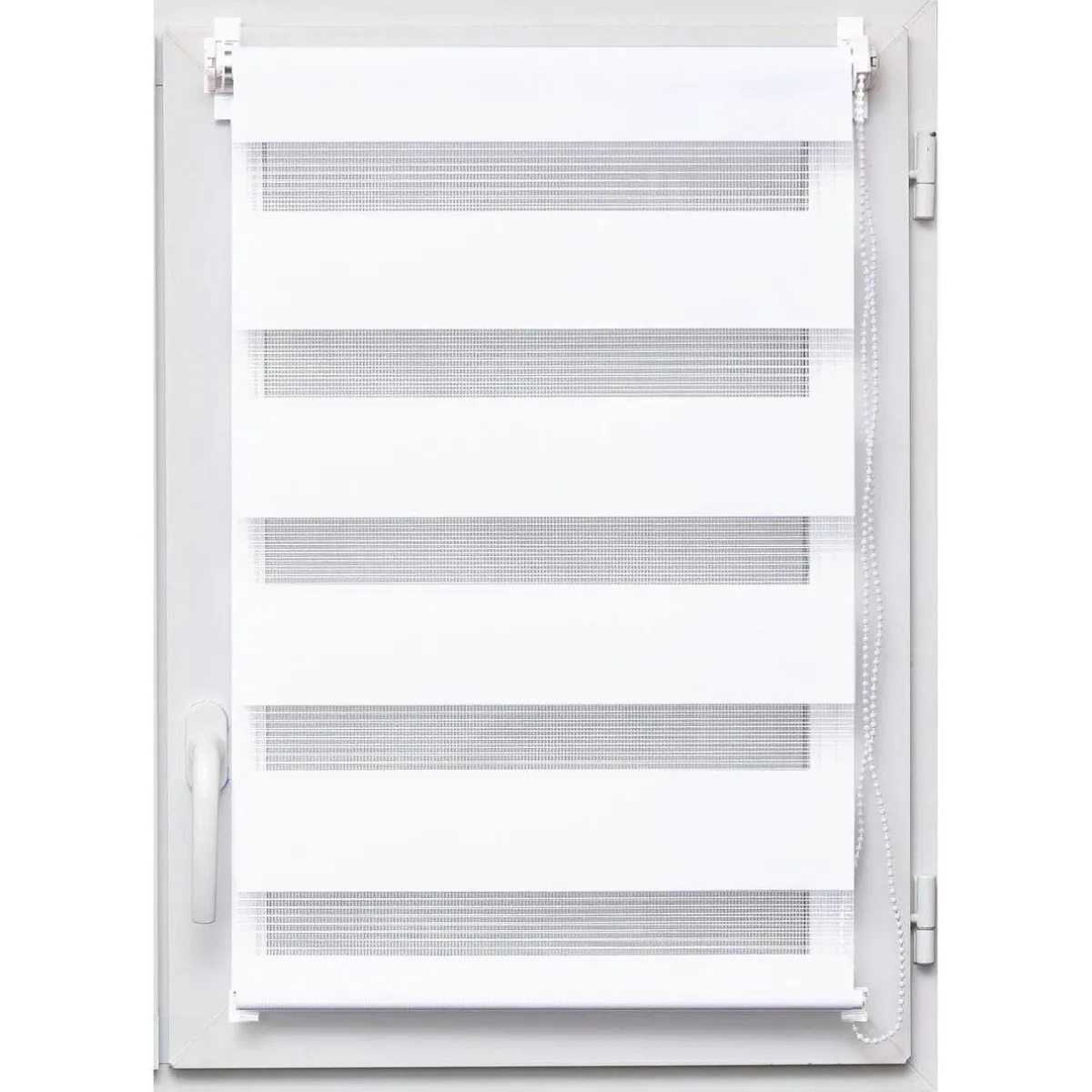 LUANCE Store enrouleur Jour / Nuit (45 x 90 cm) Blanc New