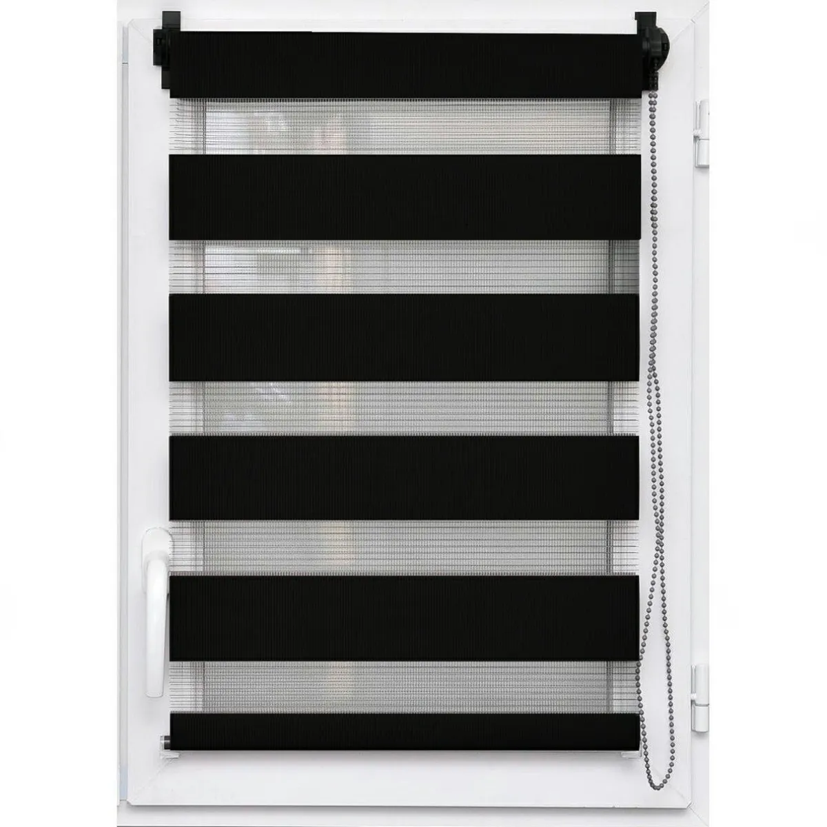 LUANCE Store enrouleur Jour / Nuit (75 x 180 cm) Noir Clearance