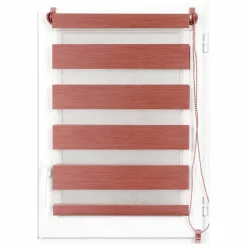 LUANCE Store enrouleur Jour / Nuit (60 x 90 cm) Terracotta Hot
