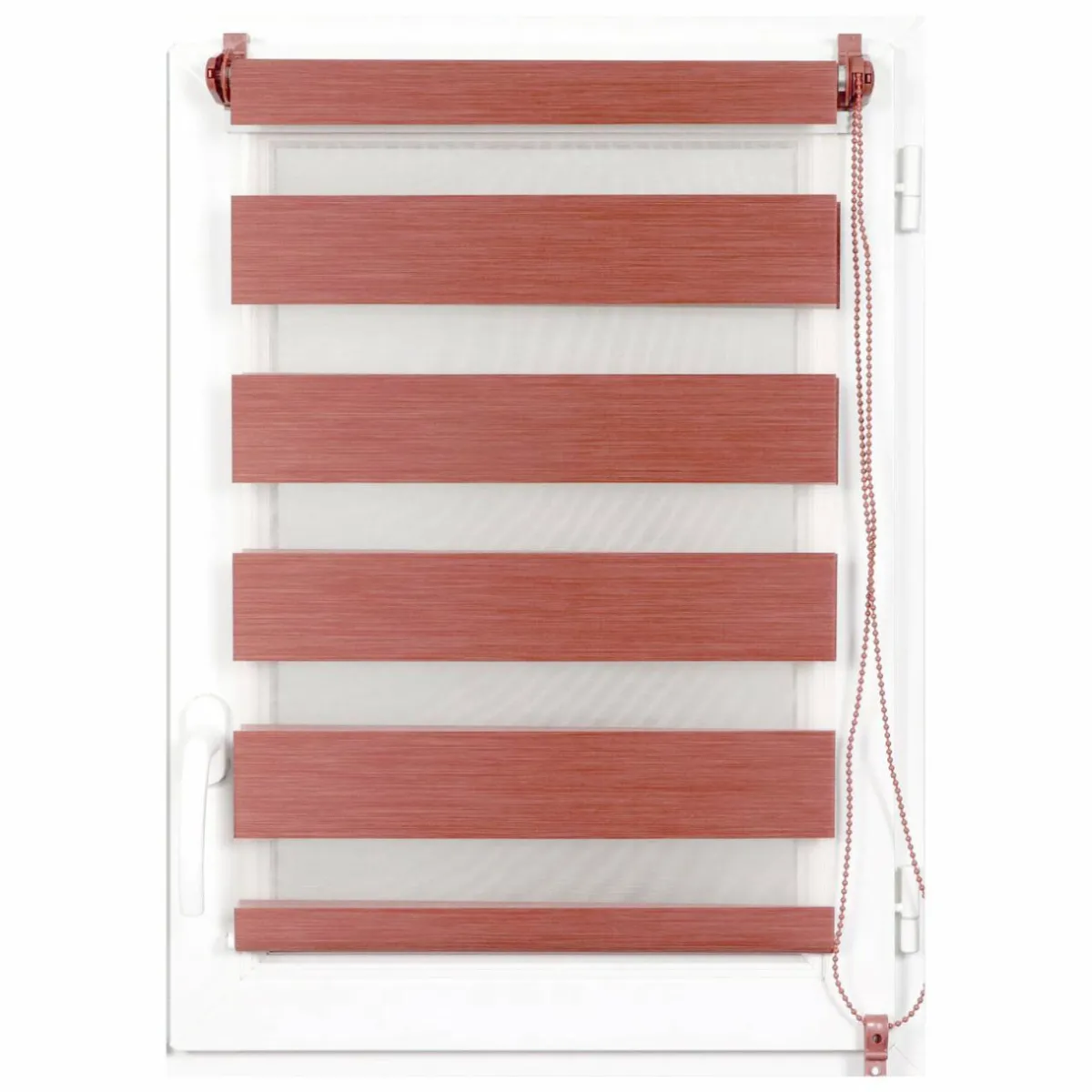 LUANCE Store enrouleur Jour / Nuit (60 x 90 cm) Terracotta Hot