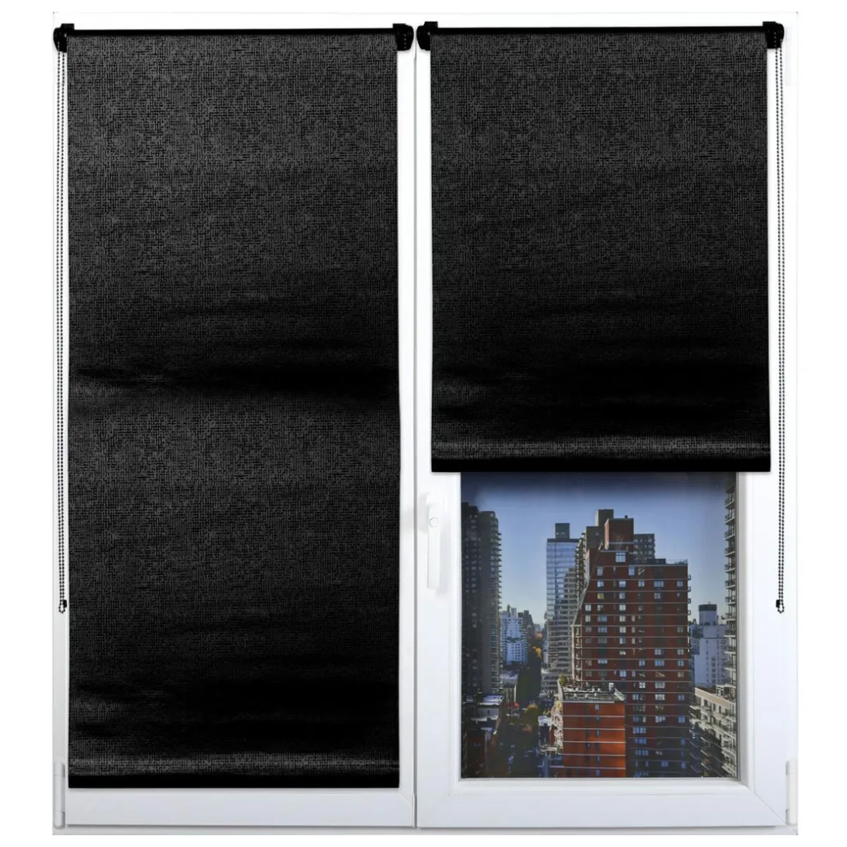 LUANCE Store enrouleur occultant (60 x 90 cm) Lio Noir Hot
