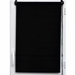 LUANCE Store enrouleur occultant (45 x 90 cm) Uni Noir Clearance
