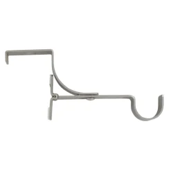 LUANCE Support à tringle pour caisson de volet roulant (L135 / D28 mm) mat Argent Best