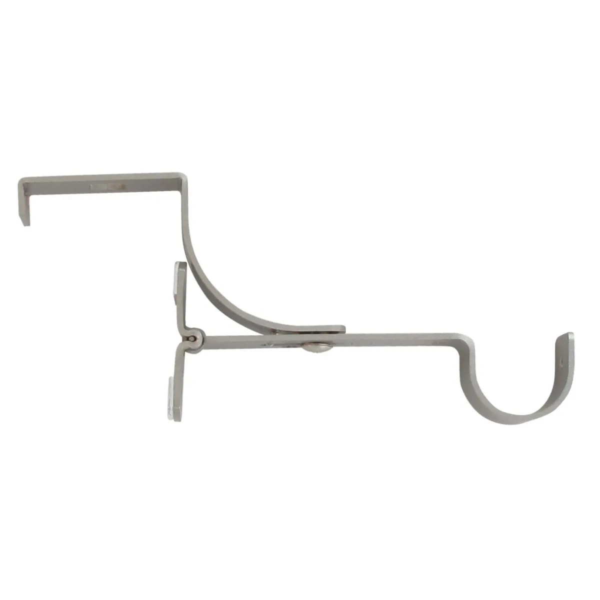 LUANCE Support à tringle pour caisson de volet roulant (L135 / D28 mm) mat Argent Best