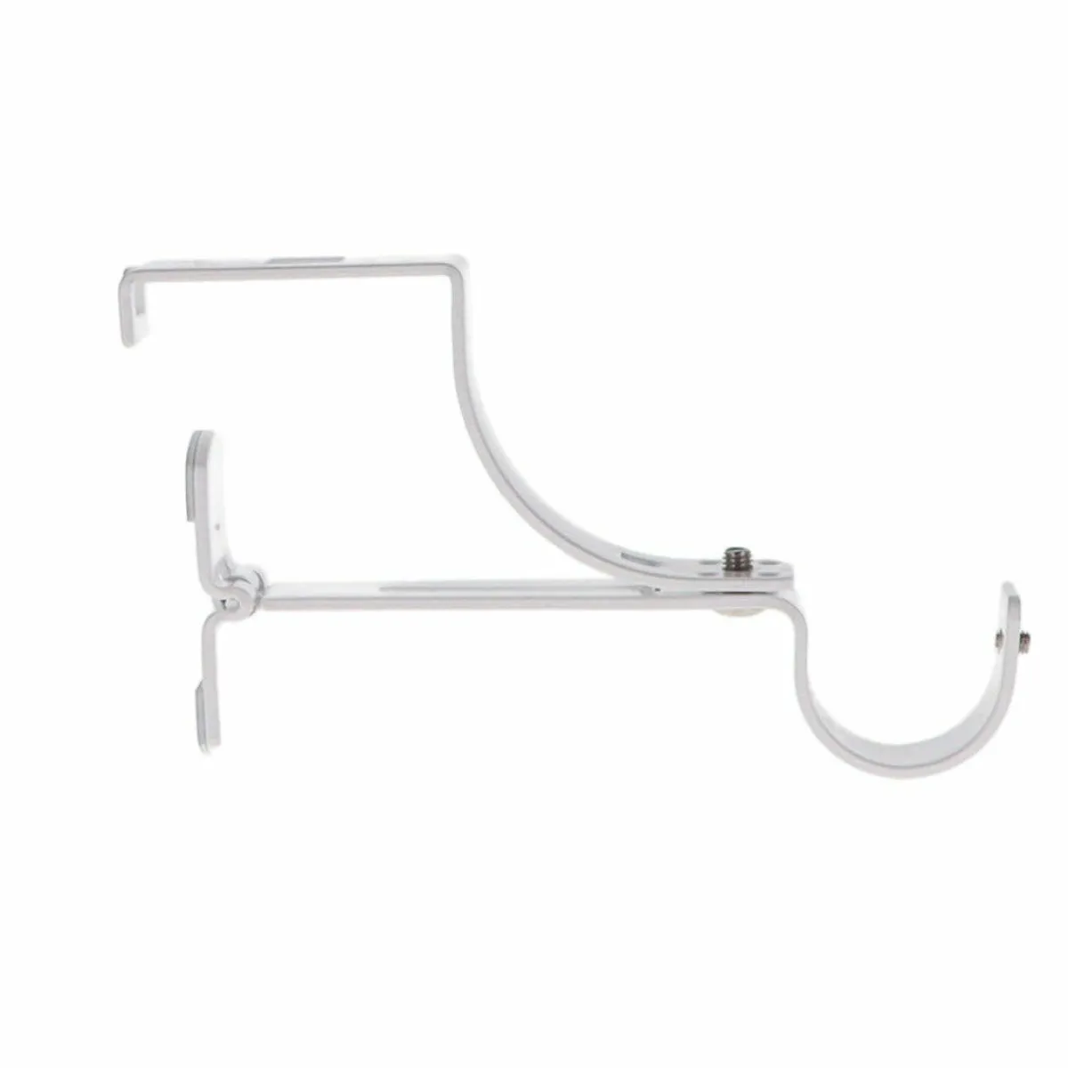 LUANCE Support à tringle pour caisson de volet roulant (L135 / D28 mm) satiné Blanc Clearance