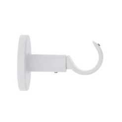 LUANCE Support tringle fixe (L65 / D28 mm) Lino gouttière mat Blanc Hot