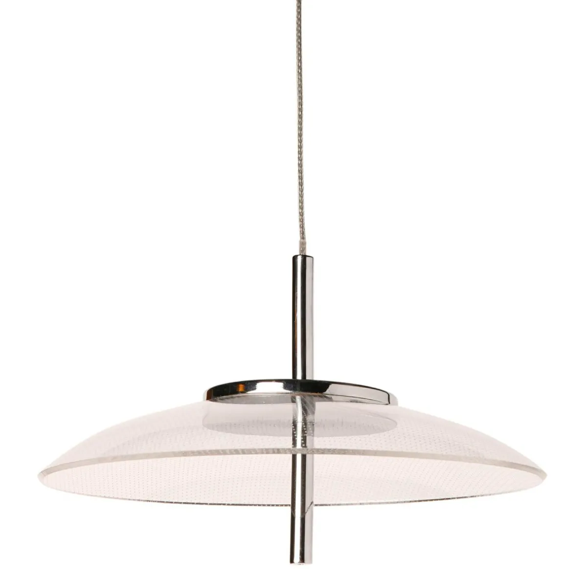 OSTARIA Suspension aluminium sixties LED (D20 cm) UFO Transparent Outlet