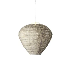 KAEMINGK Suspension de jardin solaire (H28 cm) Lanterne ajourée Marron clair Outlet