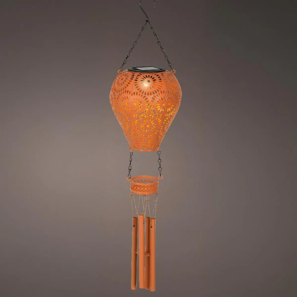 KAEMINGK Suspension de jardin solaire LED (H56 cm) Montgolfière Orange Online